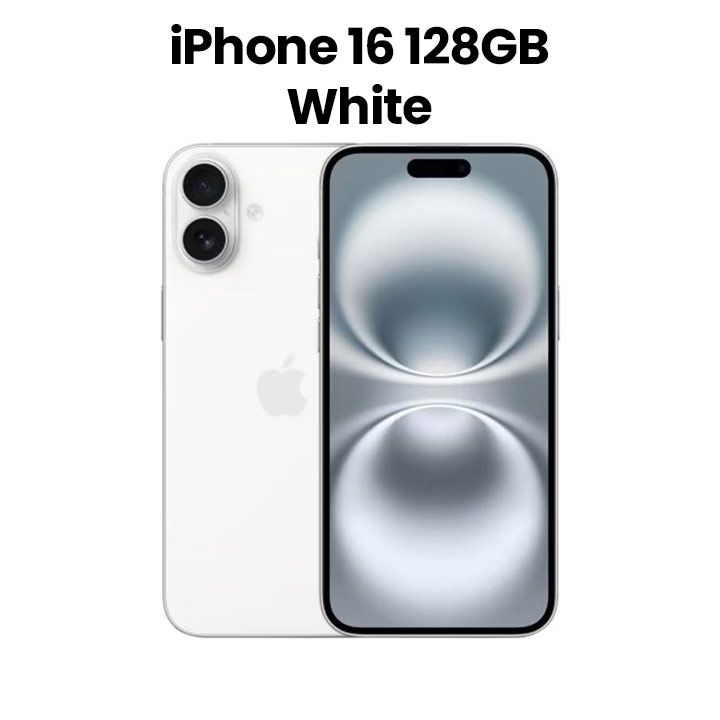 Apple iPhone 16 128GB - White | MYDR3AE/A